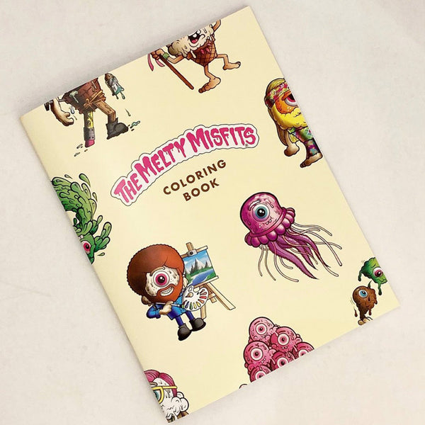 BUFF MONSTER - 'MELTY MISFITS' COLOURING BOOK