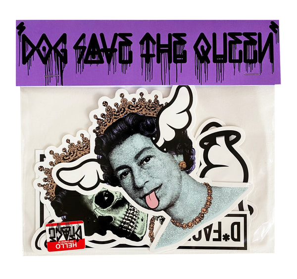 D*FACE - Dog Save The Queen - Sticker Pack