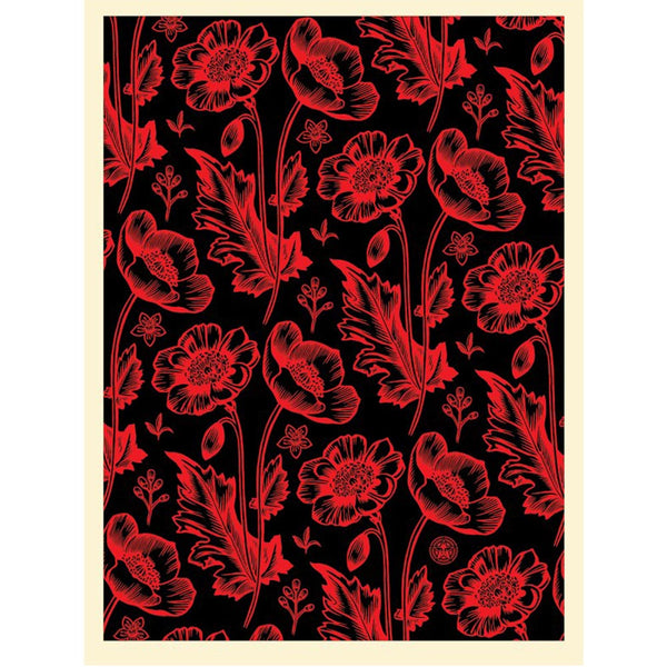 Sedation in Bloom (Black and Red)